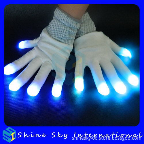 Best Quality Classical Promotional Gift Led Flashing Gloves